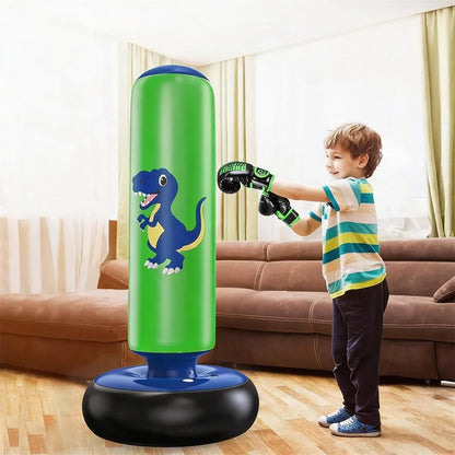Aufblasbarer Dino-Boxsack für Kinder