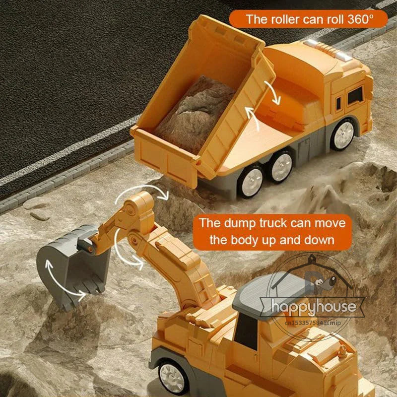 Magnetic Robot Car Toy – Transforming Magnetic Vehicle Set