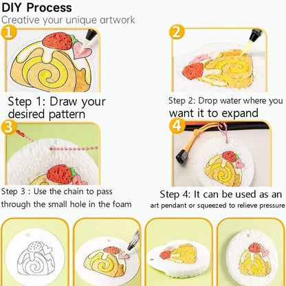 Magic 3D Bubble Drawing Kit for Creative Little Artists