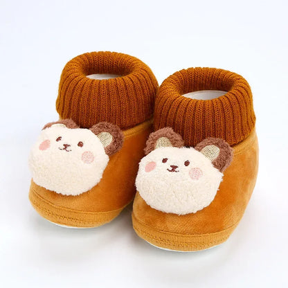 BärenSchritt – Plüsch-Krabbelschuhe mit Anti-Rutsch-Sohle 🐻👟