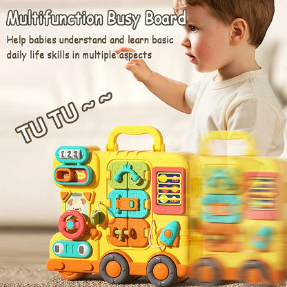 Montessori Lernboard – Sensorikspielzeug mit Musik & Licht