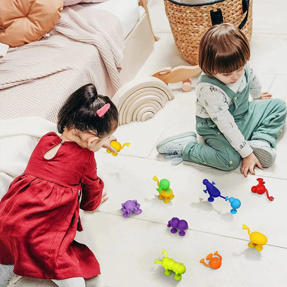 Saugnapf-Monstertiere Fidget-Spielzeug (9 Teile)