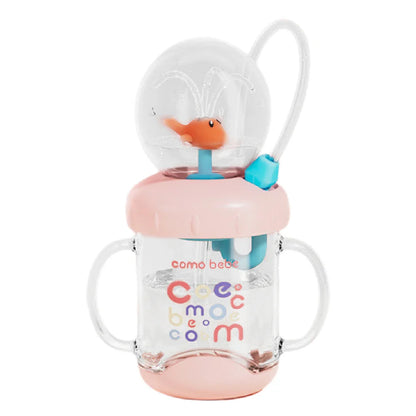 Whale Fountain Tumbler – Leak-Proof Kids’ Water Cup