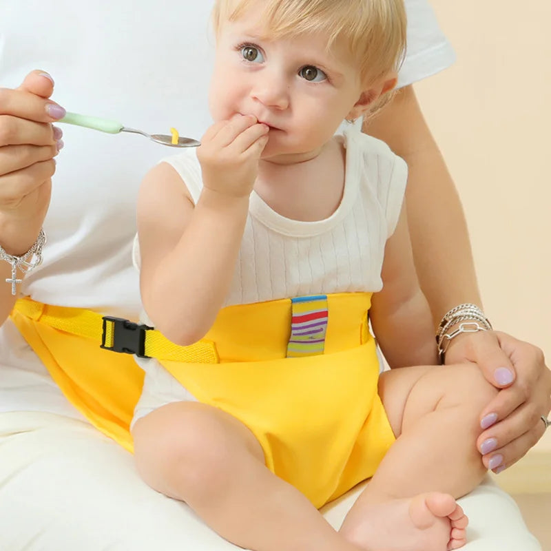 SicherSitz – Tragbarer Essstuhl-Sicherheitsgurt für Kleinkinder