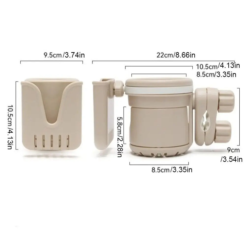 TrinkHalter – verstellbarer Becherhalter für den Kinderwagen 🍼🥤