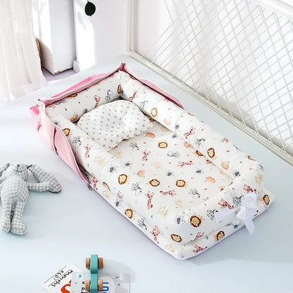 Portable Baby Nest Bed – Travel Bassinet & Playpen for Newborns