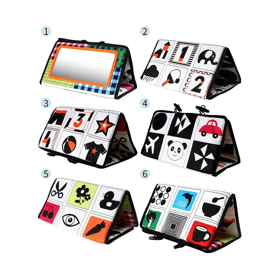 Foldable Crib Toy Activity Soft Book