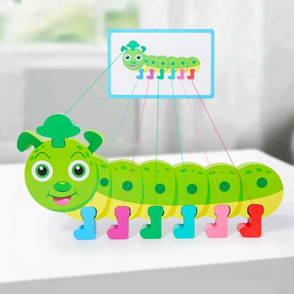 Caterpillar Colour Match – Montessori Learning Fun