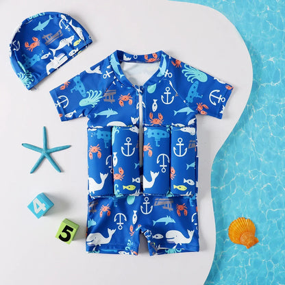 SchwimmFreund Kinder-Schwimmanzug mit Auftrieb & UV-Schutz