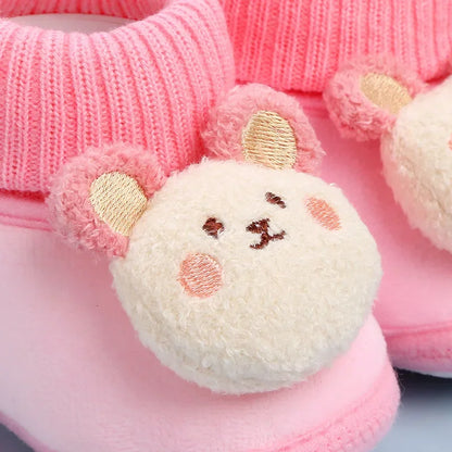 BärenSchritt – Plüsch-Krabbelschuhe mit Anti-Rutsch-Sohle 🐻👟