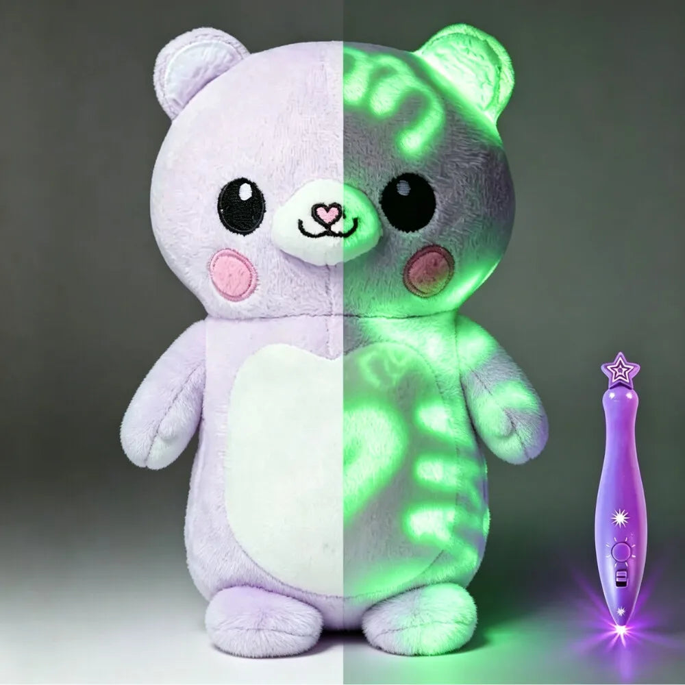 GlowDoodle – Leuchtendes Zeichen-Kuscheltier