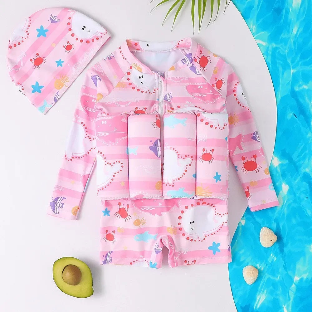 SchwimmFreund Kinder-Schwimmanzug mit Auftrieb & UV-Schutz