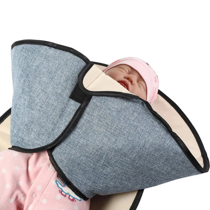2-in-1 tragbare Wickelunterlage mit Aufbewahrungstasche