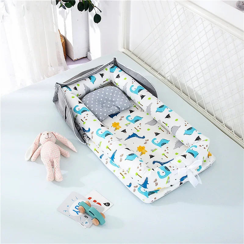 Portable Baby Nest Bed – Travel Bassinet & Playpen for Newborns