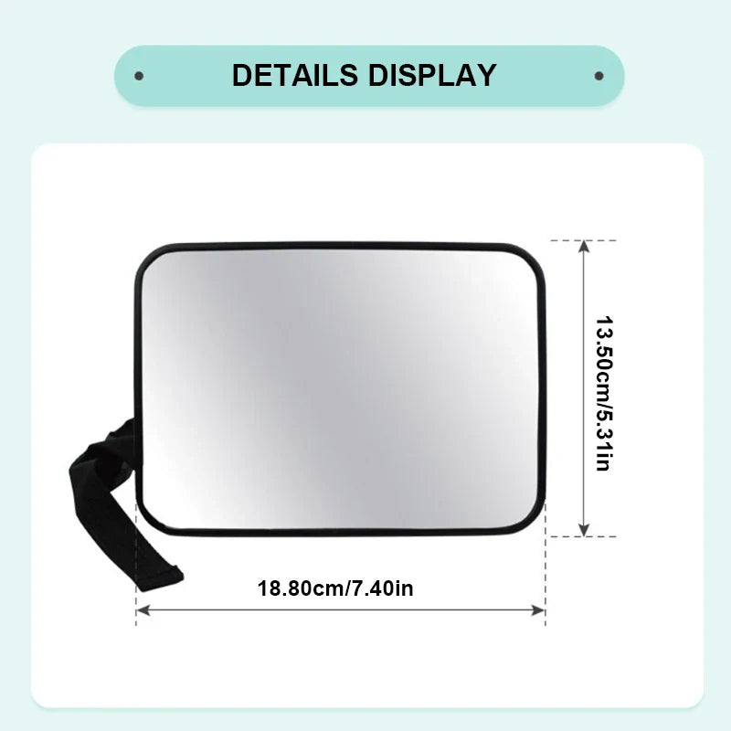 Car Rearview Mirror for Baby Safety – Universal Seat Headrest Mirror