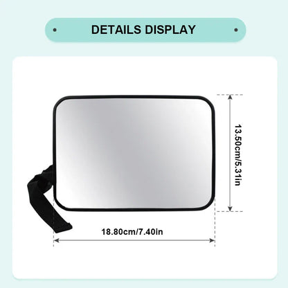 Car Rearview Mirror for Baby Safety – Universal Seat Headrest Mirror