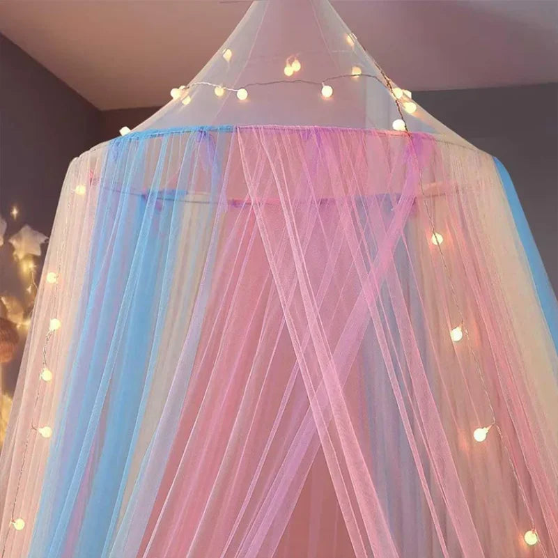 TraumHimmel – Regenbogen-Betthimmel für Kinder