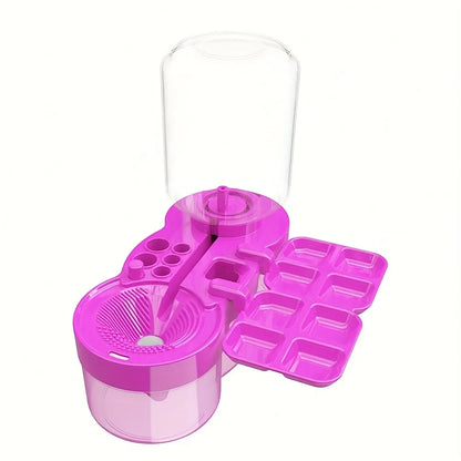 6-in-1 Malbecher-Set - Pinselreiniger & Pinselhalter