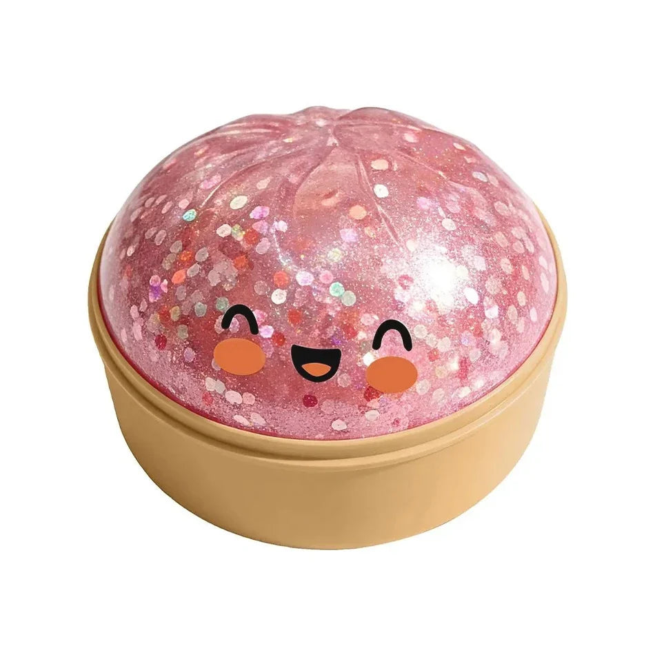 Riesen-Teigtasche zum Drücken – weiches Fidget mit Bambuskörbchen 🥟✨