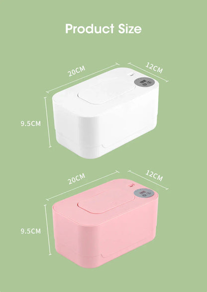 Baby Wipe Warmer – USB Charge Wet Towel Dispenser for Home and Car Use