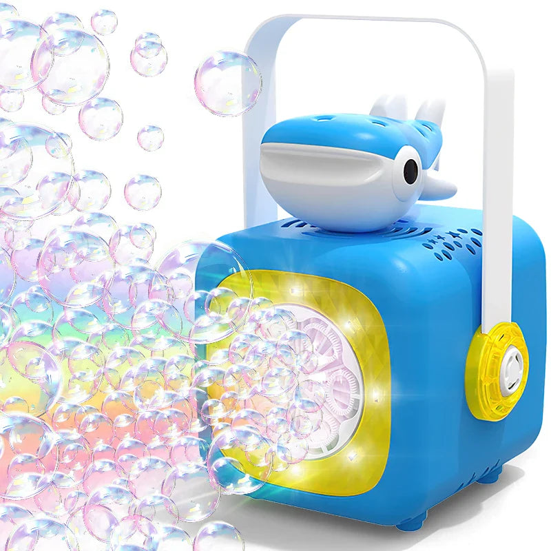 6-Hole Cartoon Fish Bubble Toy - Handheld Bubble Fun +