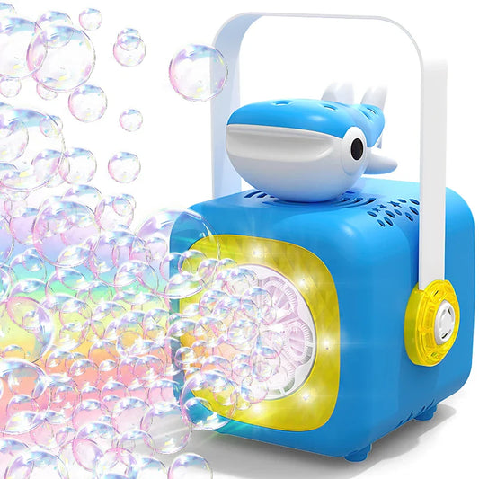 6-Hole Cartoon Fish Bubble Toy - Handheld Bubble Fun +