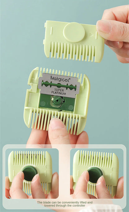 2 In 1 Baby Haircut Comb & Bangs Trimmer
