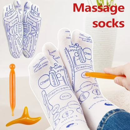 Acupressure Foot Massager Socks – Reflexology Socks for Tired Feet & Foot Care
