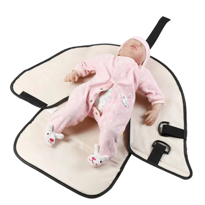 2-in-1 tragbare Wickelunterlage mit Aufbewahrungstasche