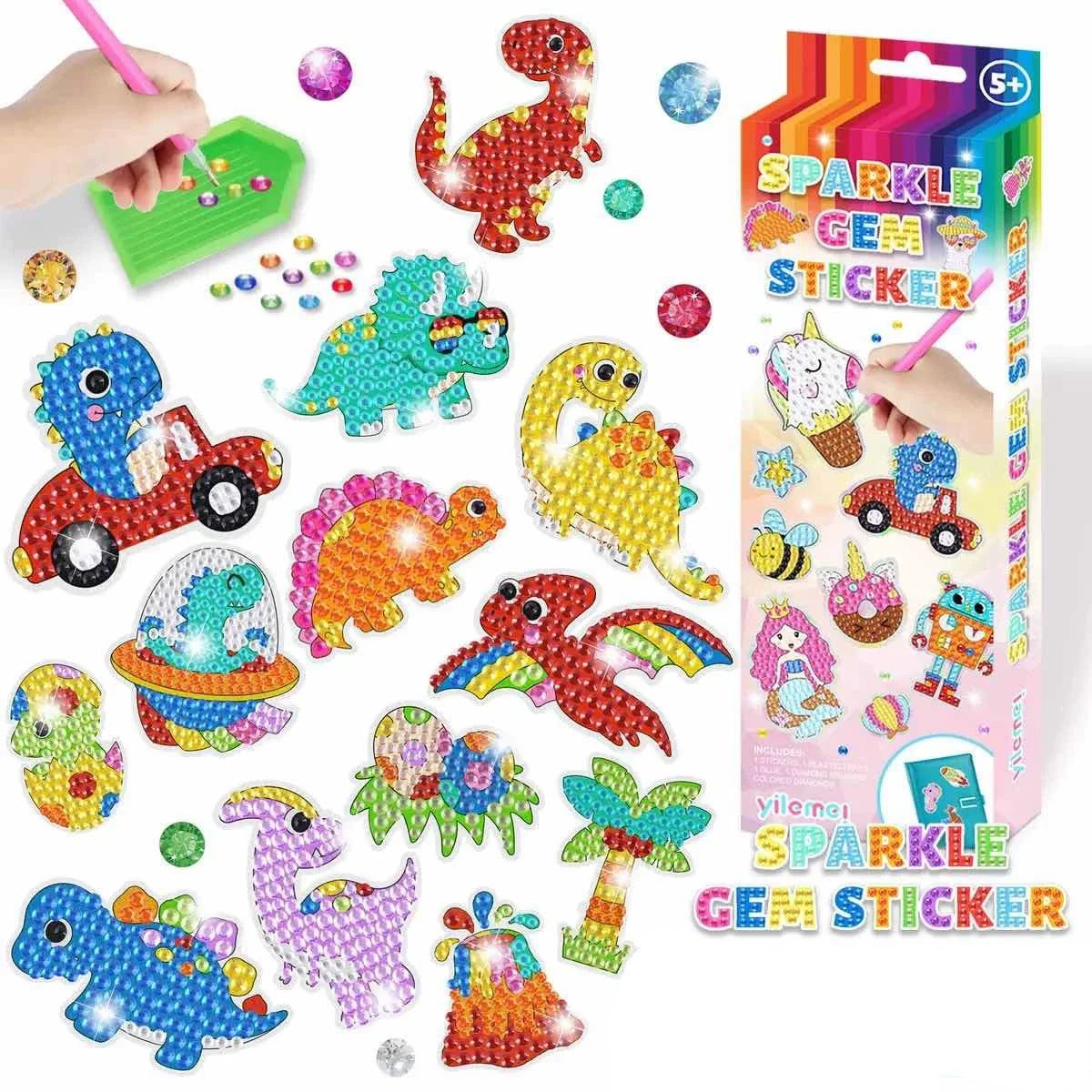 Diamant-Malerei-Aufkleber-Set für Kinder 💎🎨