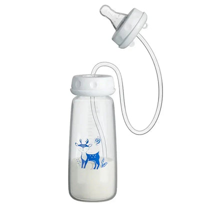 Freihändige Baby-Fütterflasche – Anti-Kolik-Nahrungssystem