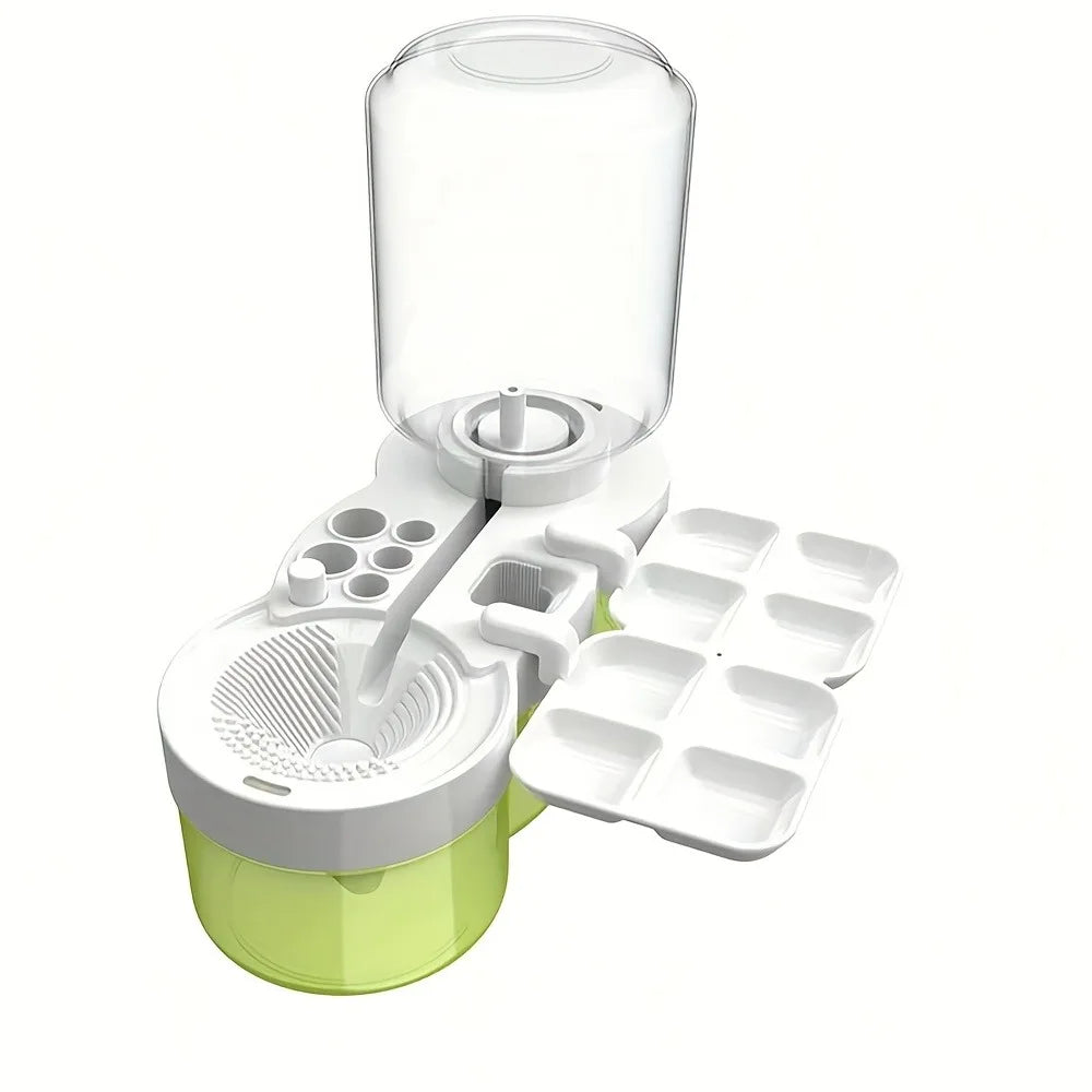 6-in-1 Malbecher-Set - Pinselreiniger & Pinselhalter