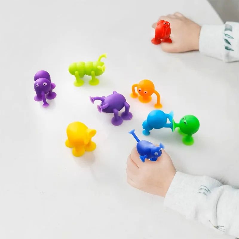 Saugnapf-Monstertiere Fidget-Spielzeug (9 Teile)