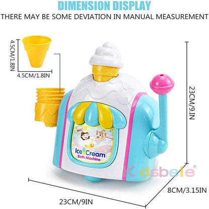 Bubble Ice Cream Bath Toy