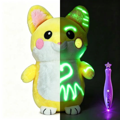 GlowDoodle – Leuchtendes Zeichen-Kuscheltier