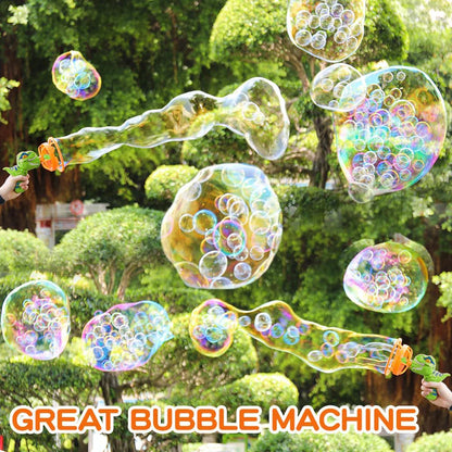 Dino Bubble Gun Machine