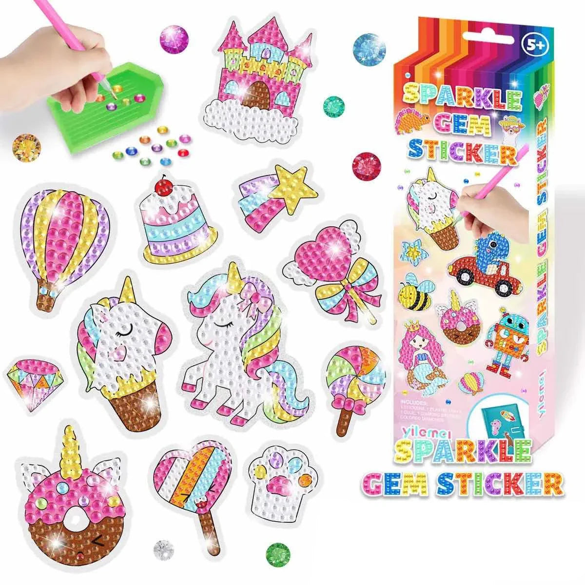 Diamant-Malerei-Aufkleber-Set für Kinder 💎🎨