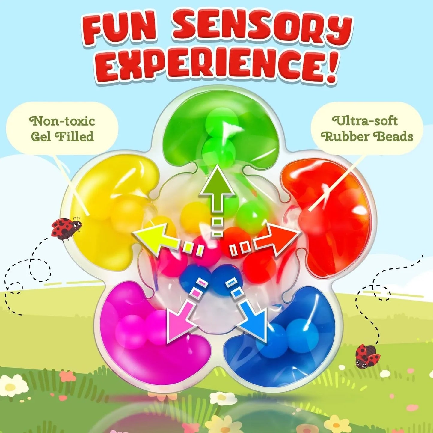 Farb Sortier Lernspiel Sensorik Spielzeug für Kinder