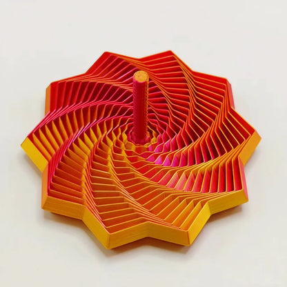 DrehGlanz – 3D-Regenbogen-Fidget-Spielzeug