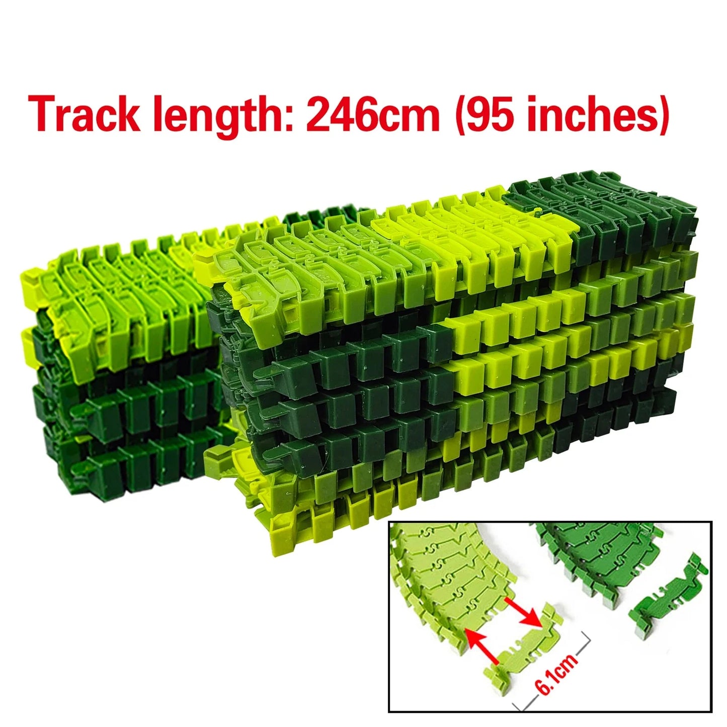Dino Glow Track Adventure – Flexible Race Track with Light-Up Train & Cars