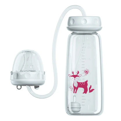 Freihändige Baby-Fütterflasche – Anti-Kolik-Nahrungssystem