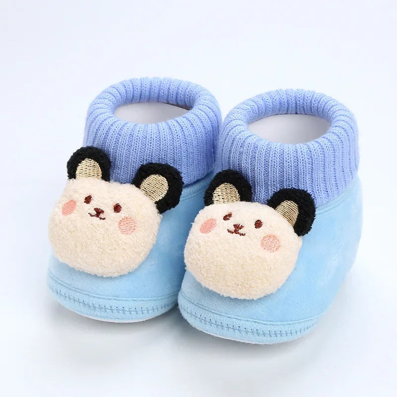 BärenSchritt – Plüsch-Krabbelschuhe mit Anti-Rutsch-Sohle 🐻👟