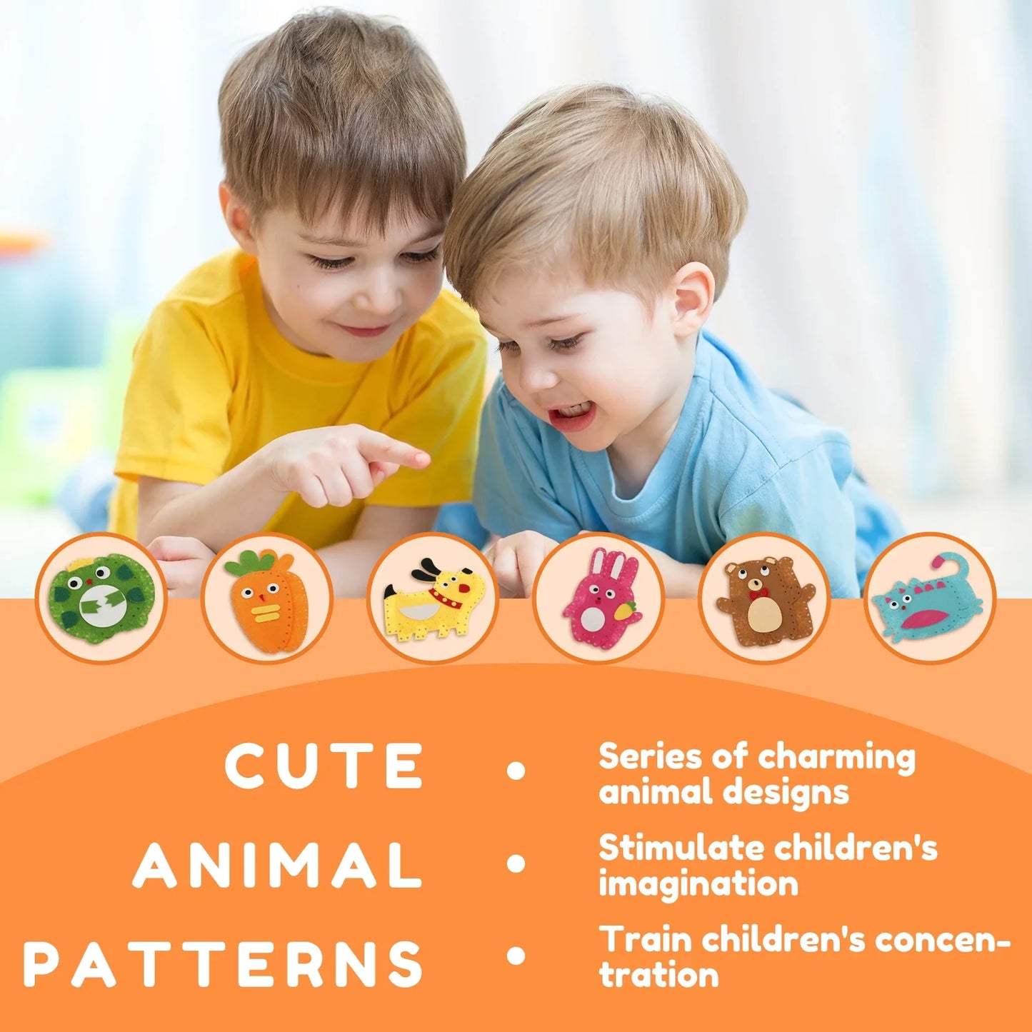 DIY Plush Animals for Creative Little Hands