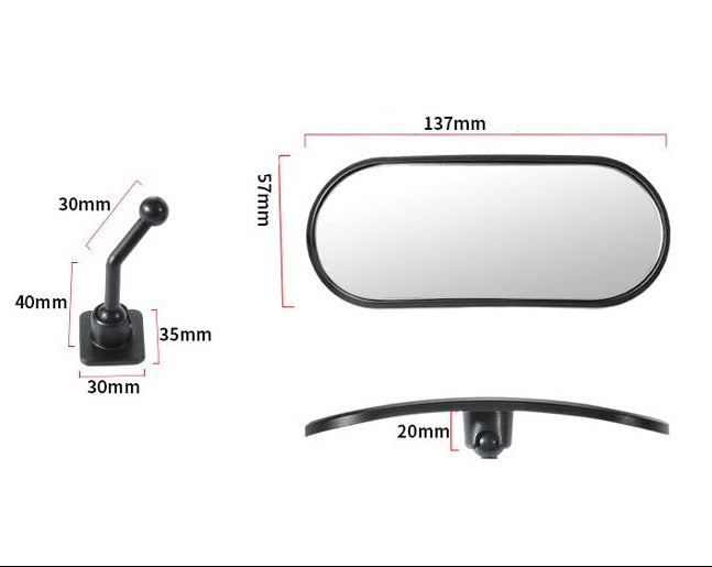 2-in-1 verstellbarer Auto-Babyspiegel – 360° drehbar 👶🚗